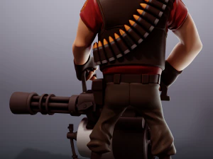 Heavy Team Fortress 2 3D Print Model