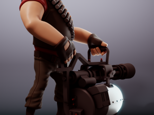 Heavy Team Fortress 2 3D-printmodel