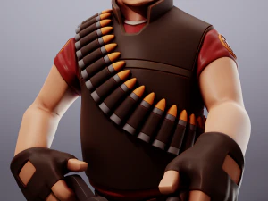 Heavy Team Fortress 2 3D Print Model