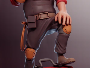 Benteng Tim Insinyur 2 Model Cetak 3D