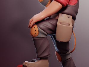Egineer Team Fortress 2 Modèles 3D en vedette