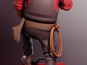 Egineer Team Fortress 2 Modèles 3D en vedette