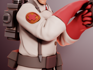 Medic Team Fortress 2 3D Print Model