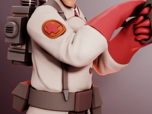 Medic Team Fortress 2 3D Print Model