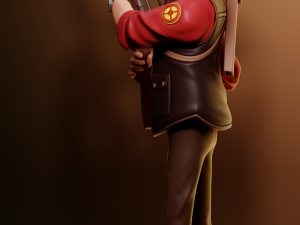 Sniper Team Fortress 2 3D Print Model