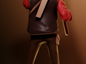 Sniper Team Fortress 2 3D Print Model