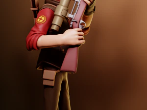 Sniper Team Fortress 2 3D Print Model