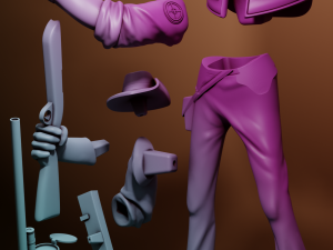 Sniper Team Fortress 2 3D Print Model