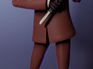 Spy Team Fortress 2 3D Print Model
