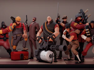 Extra Base For Set Team Fortress 2 3D 프린트 모델