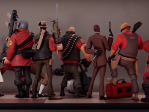 Extra Base For Set Team Fortress 2 Modello di stampa 3D