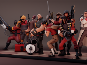 Extra Base For Set Team Fortress 2 Modello di stampa 3D