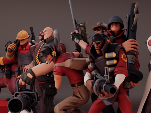 Extra Base For Set Team Fortress 2 Modello di stampa 3D