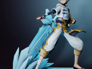 Impacto Chongyun Genshin Modelo de Impressão 3D