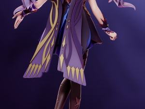 Keqing Opulent Splendor Genshin Impact 3Dプリントモデル