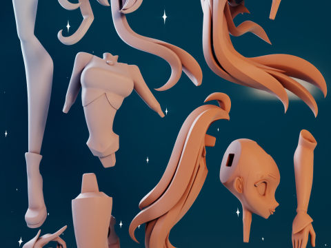 Bloom Fairy Form Winx Club 3D-Druckmodell