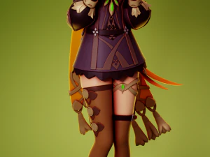 콜레이 2 겐신 임팩트 3D 프린트 모델