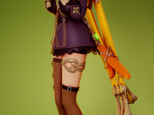 Collei 2 Genshin Impact 3D Baskı Modeli