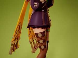 Collei 2 Genshin Impact 3D Baskı Modeli