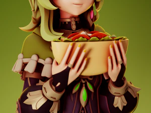 Collei 2 Genshin Impact 3D Print Model