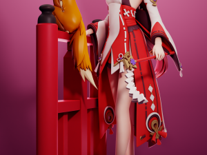 Yae Miko Genshin Impact 3D Print Model