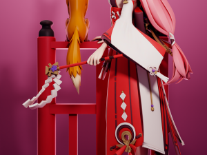Yae Miko Genshin Impact 3D Print Model
