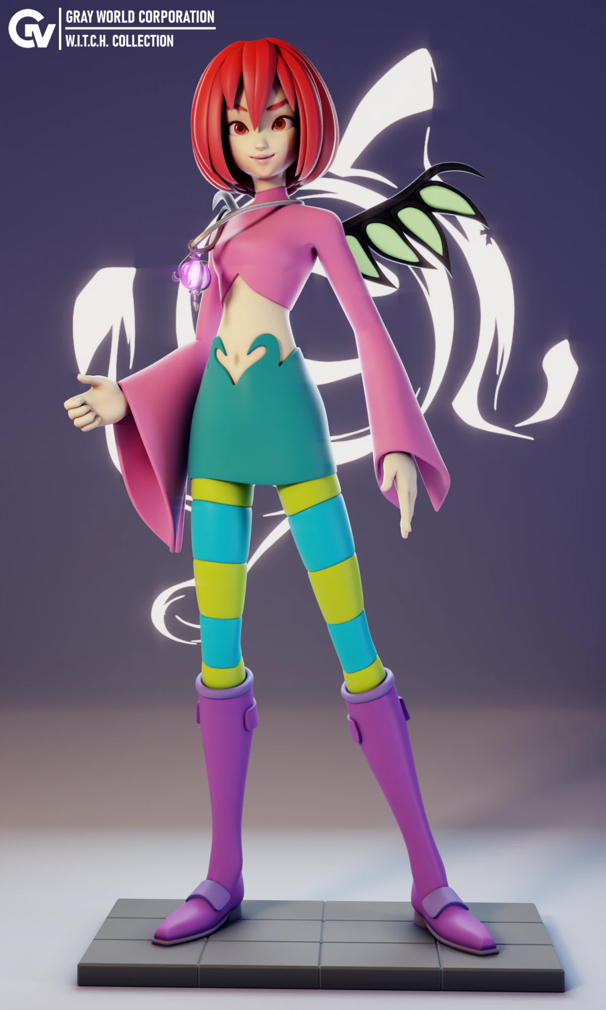 Will Vandom WITCH 3D Print Model .c4d .max .obj .3ds .fbx .stl .blend 