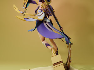 Candace 2 Genshin Impact 3Dプリントモデル