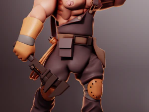 Takviye M&uuml;hendisi Team Fortress 2 3D Baskı Modeli