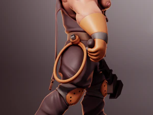 Buff Egineer Team Fortress 2 3D Print Model