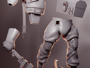 Buff Egineer Team Fortress 2 3D Print Model
