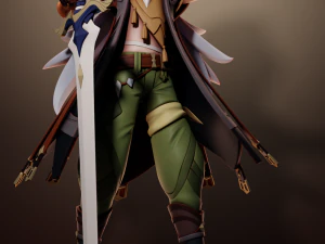 Razor 2 Genshin Impact 3D Принт Модель