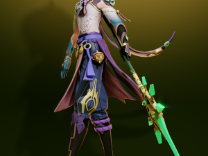 Xiao 2 Genshin Impact Modelo de impresión 3D