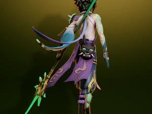 Xiao 2 Genshin Impact 3D Print Model
