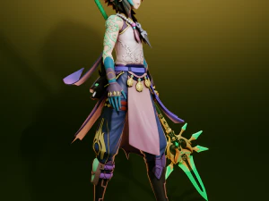 Xiao 2 Genshin Impact 3D Print Model
