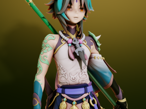 Xiao 2 Genshin Impact Modelo de impresión 3D