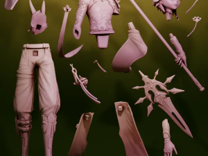 Xiao 2 Genshin Impact 3D Print Model