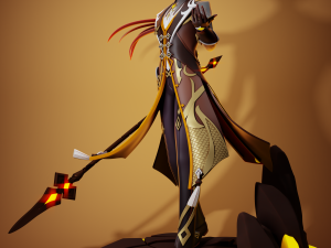 Zhongli 2 Genshin Impact 3D Print Model