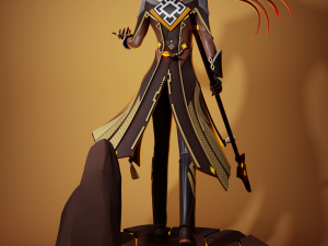 Zhongli 2 Genshin Impact Modelo de Impressão 3D