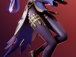 Gan Yu Genshin Impact 3D Print Model