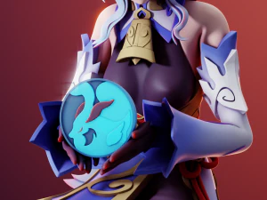 Gan Yu Genshin Impact 3D Print Model