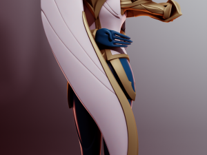 Fiora League of Legends 3Dプリントモデル