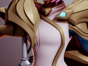 Fiora League of Legends 3Dプリントモデル