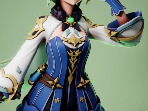 Sucrose Genshin Impact 3D Print Model