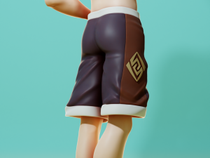 Zhongli Archon Of The Beaches Genshin Impact 3D Принт Модель