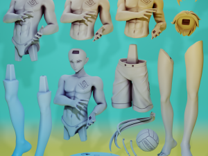 Zhongli Archon Of The Beaches Genshin Impact 3D Принт Модель