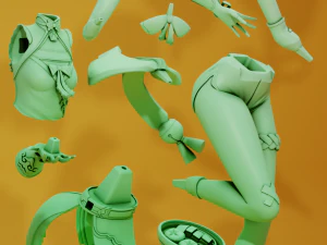 Xiangling Genshin Impact 3D Print Model