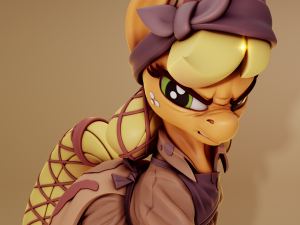 Applejack Bad Future MLP 3D Print Model