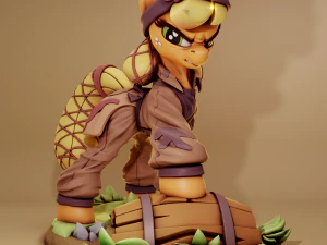 Applejack Bad Future MLP 3D Print Model