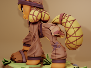 Applejack Bad Future MLP 3D Print Model